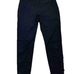 Ruby Ribbon Slimming Black Lace Up Leggings Shaping